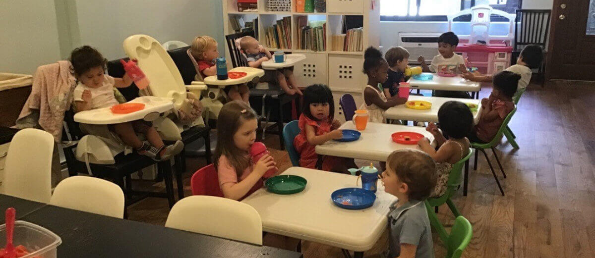 kids having lunch